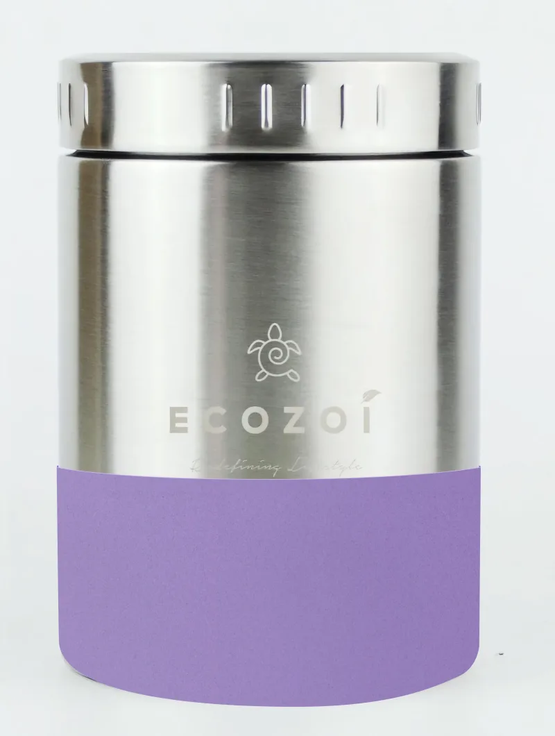 Protective Sleeve for Ecozoi Stainless Steel Insulated Food Jar - Purple Color