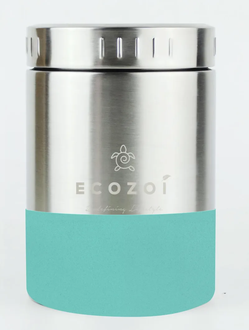 Protective Sleeve for Ecozoi Stainless Steel Insulated Food Jar - Turquoise Color