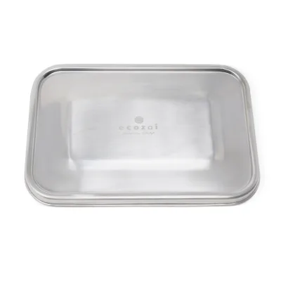 Stainless Steel Lid for 1 Tier 60 Oz Lunch Box with Removable Divider